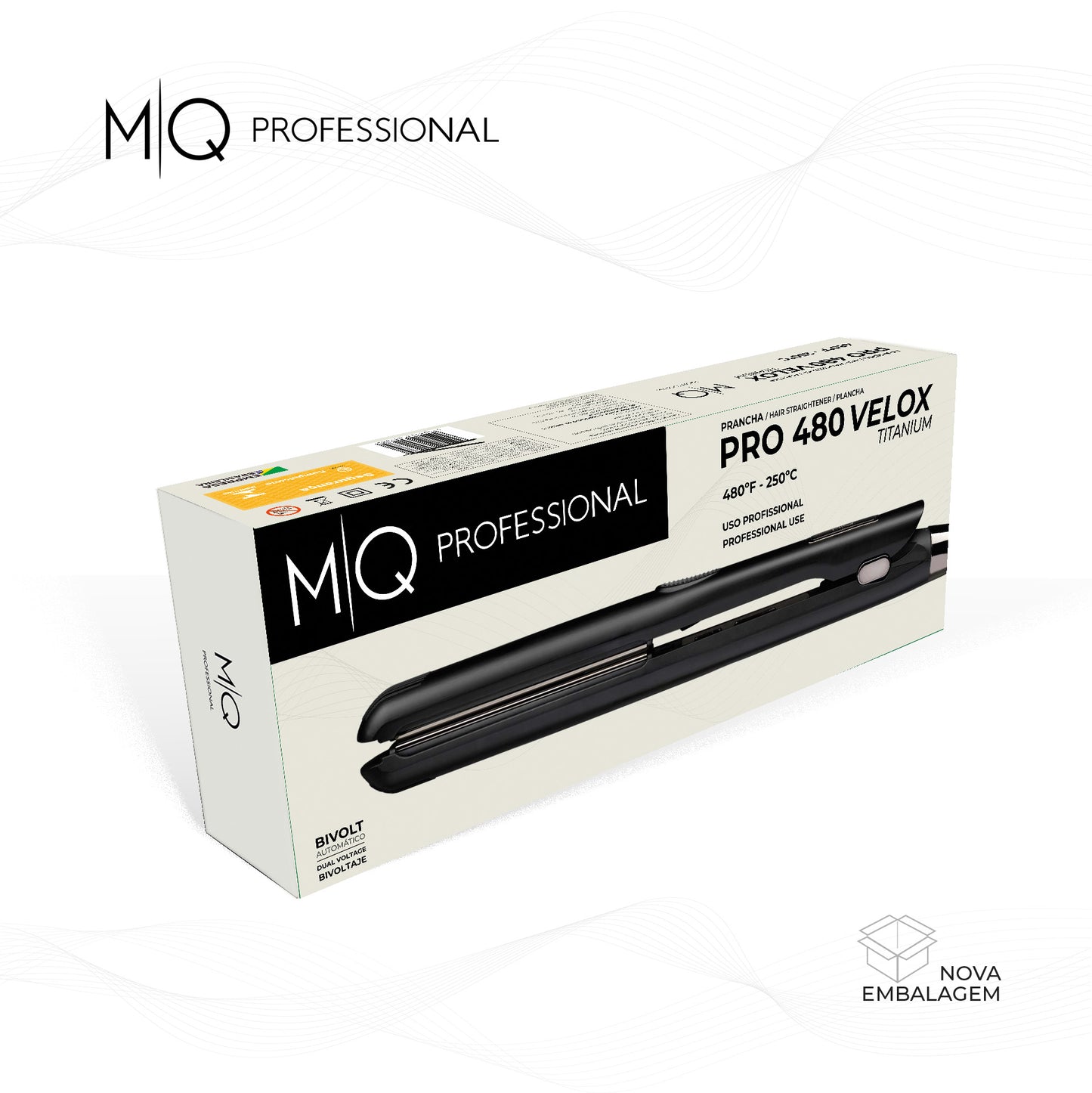 Plancha Alisadora Profesional Pro 480 Velox™ - MQ Professional